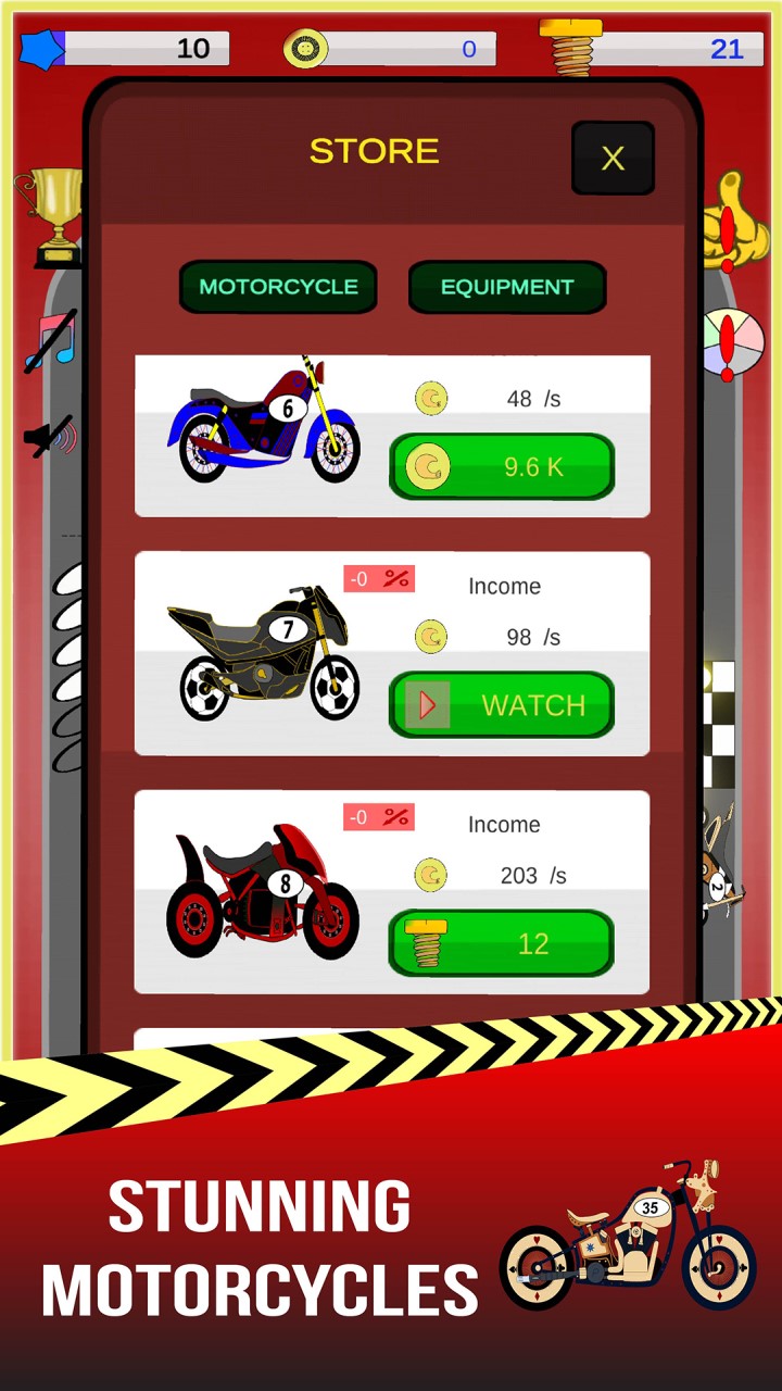 Merge Motorcycles - Smash Insects screenshot image stunning bikes